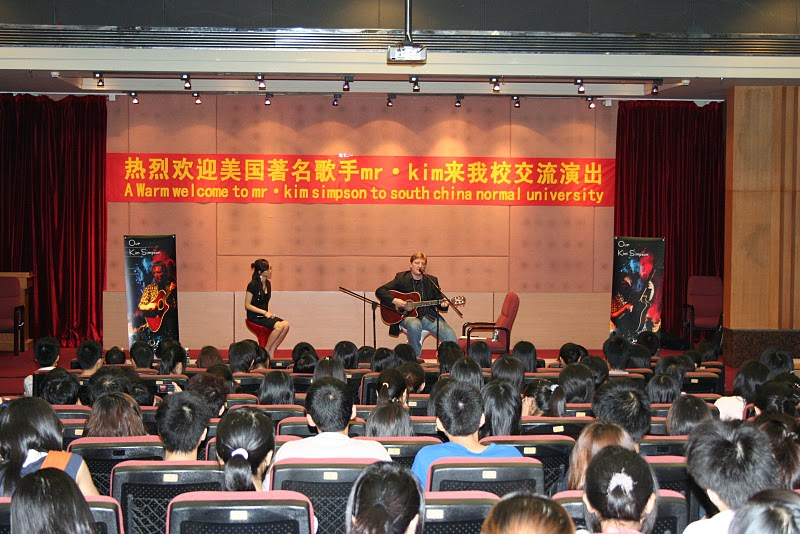 Kim Simpson in Guangzhou, China